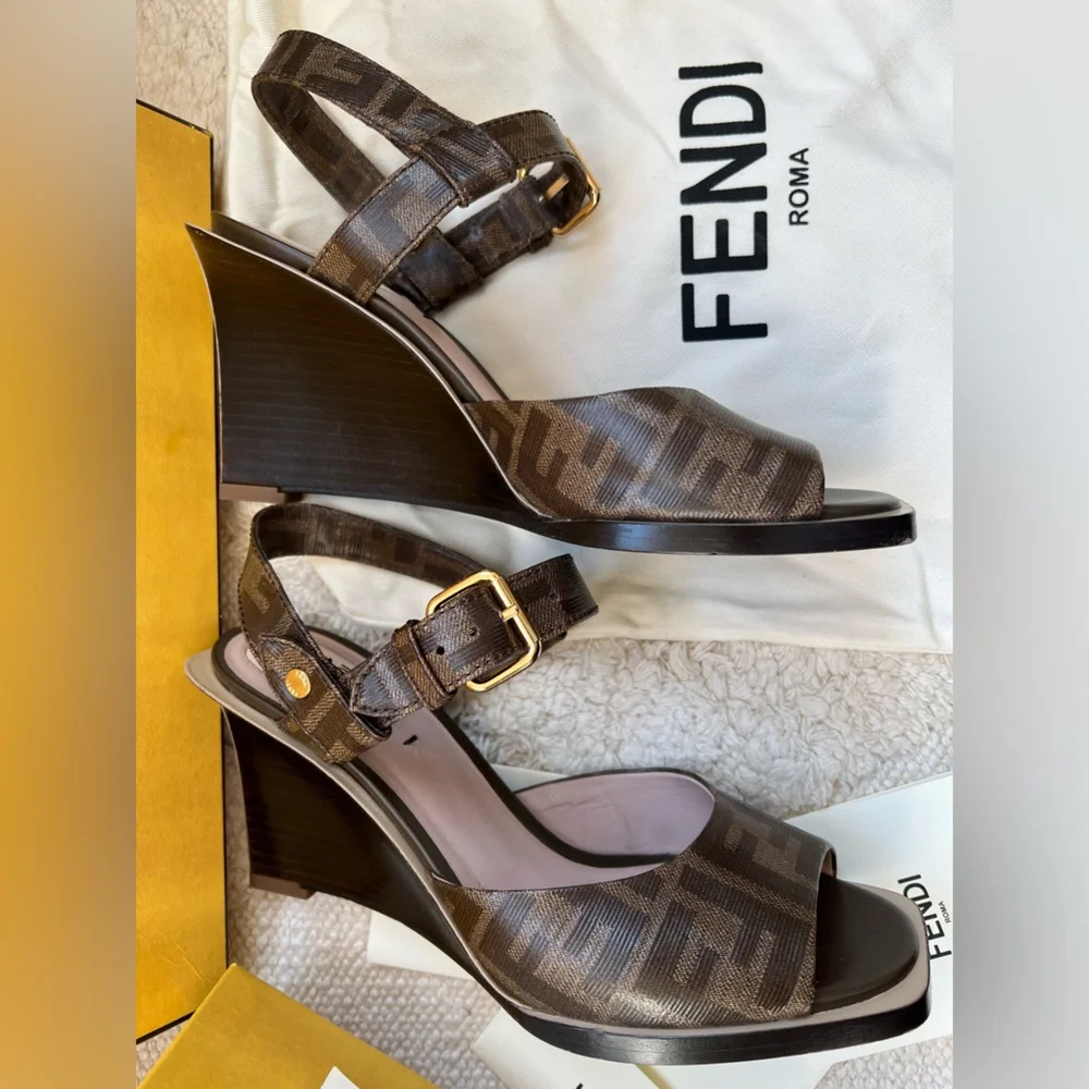 Fendi zucca zeppatessuto